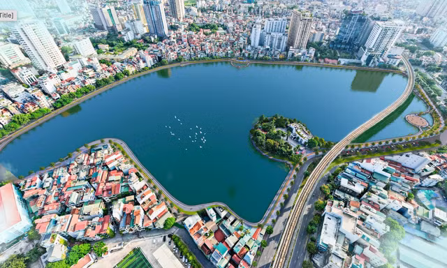 Hồ Hoàng Cầu sẽ có một quảng trường sau đầu tư, cải tạo