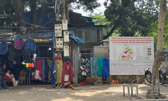 Sắp thu hồi đất 39 hộ gia đình quanh hồ Thiền Quang 