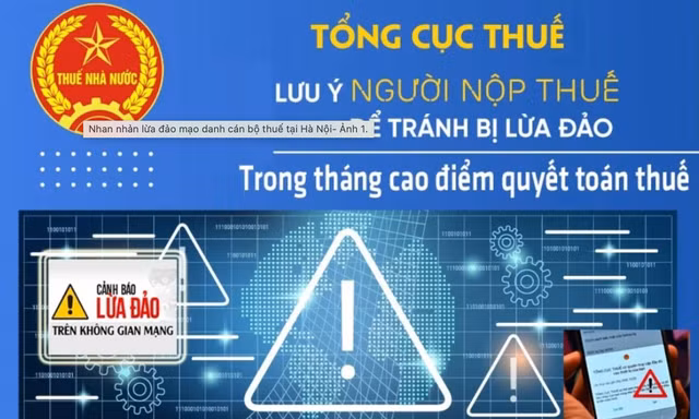 Hà Nội cảnh báo 5 thủ đoạn giả danh cán bộ thuế để lừa đảo