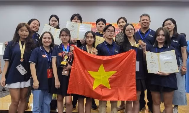 Học sinh trường Ngô Sĩ Liên đạt thành tích cao tại triển lãm Thiết kế, ý tưởng và phát minh