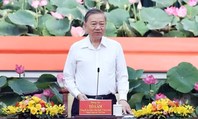 Bài phát biểu của Tổng Bí thư Tô Lâm tại buổi làm việc với lãnh đạo TPHCM và các tỉnh Bình Dương, Bà Rịa-Vũng Tàu