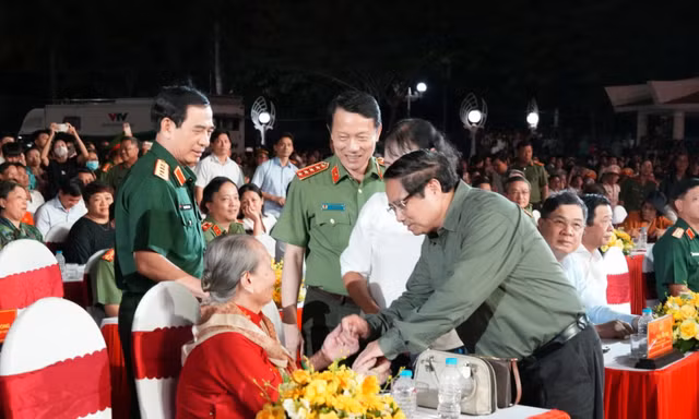 Thủ tướng Phạm Minh Chính tại Chương trình "Ký ức để lại".