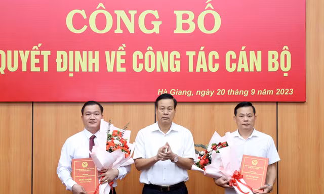 Điều động, bổ nhiệm, chỉ định nhân sự chủ chốt 8 tỉnh, thành