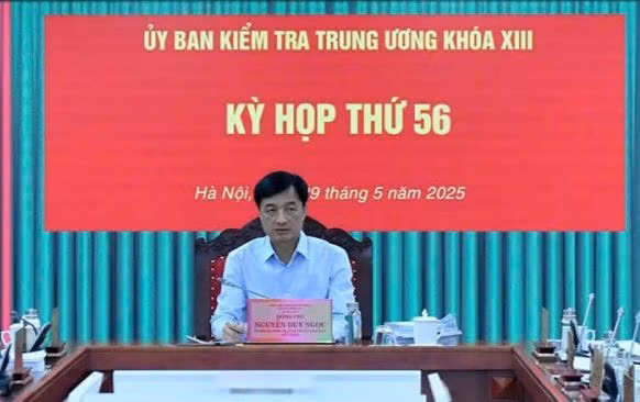 Ủy ban Kiểm tra Trung ương kỷ luật và đề nghị kỷ luật cán bộ