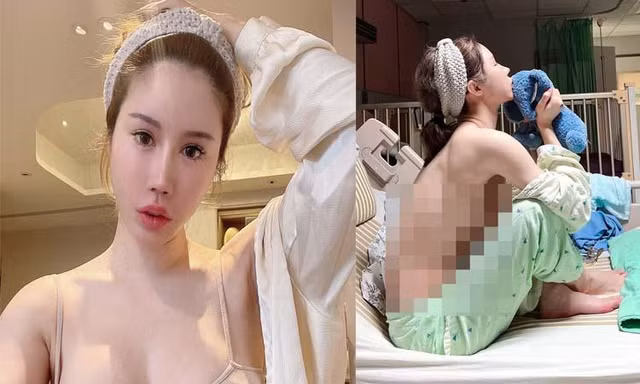 Mẫu nữ bị chỉ trích dữ dội vì chụp ảnh khoe trọn vòng một trên giường bệnh
