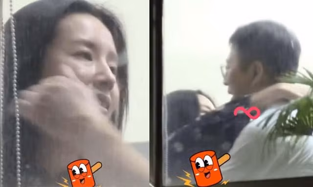 ‘Chúc Anh Đài’ Đổng Khiết được người đàn ông bí ẩn ôm ấp, lau nước mắt