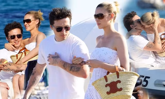 Vừa ôm hôn Brooklyn Beckham say đắm, Nicola Peltz lại thân thiết khoác tay trai lạ