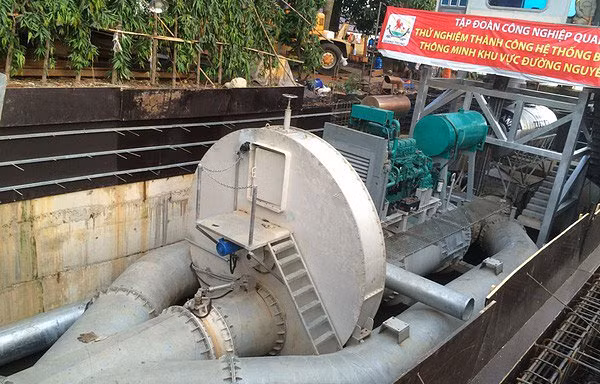 Một năm chống ngập đường Nguyễn Hữu Cảnh của máy bơm 'khủng'