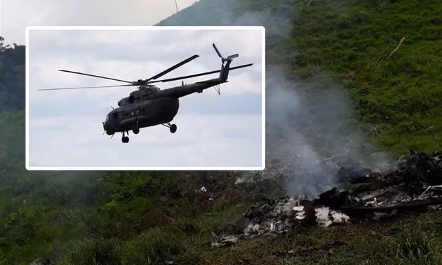Trực thăng chở 10 người gặp nạn thảm khốc, không ai sống sót