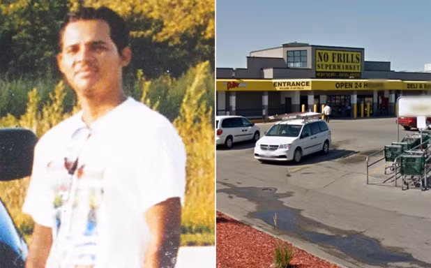 Larry Ely Murillo-Moncada (trái) và siêu thị No Frills. Ảnh: NY Post