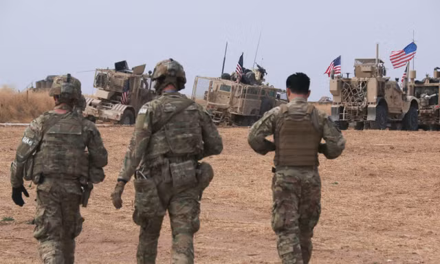 Quân đội Mỹ tại Syria. Ảnh: AP