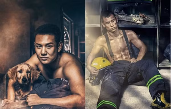 Lính cứu hỏa gây ‘sốt’ với bộ ảnh lịch khoe cơ bắp 