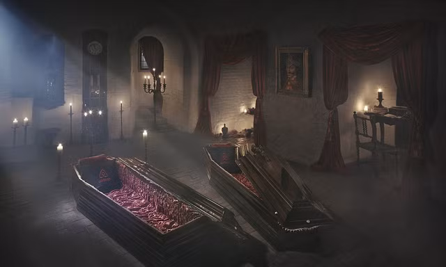 Lâu đài Dracula mở cửa cho khách vào ngủ trong quan tài