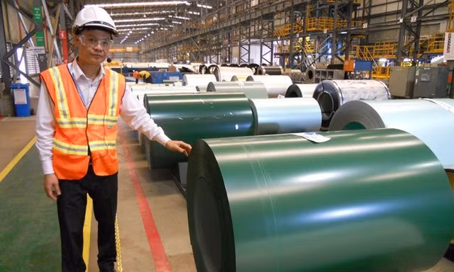 Bộ Công thương áp hạn ngạch thuế với tôn màu nhập khẩu