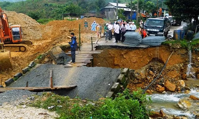 Một số mẫu đập hở được thiết kế bởi các chuyên gia Nhật Bản. Ảnh chụp màn hình.