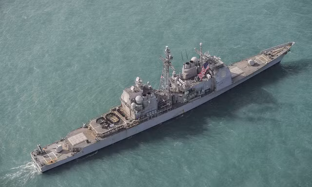 Tàu USS Chancellorsville. Ảnh: Hải quân Mỹ