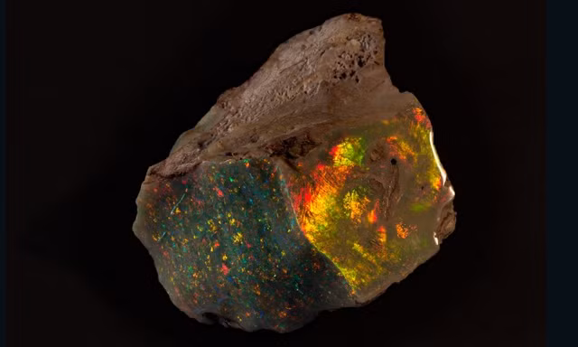 Sau 71 năm nằm trong hộp deposit, khối đá opal nổi tiếng có tên "Ngọn lửa của nước Úc" mới đây đã chính thức được đưa ra triển lãm lần đầu tiên tại bảo tàng South Australia.