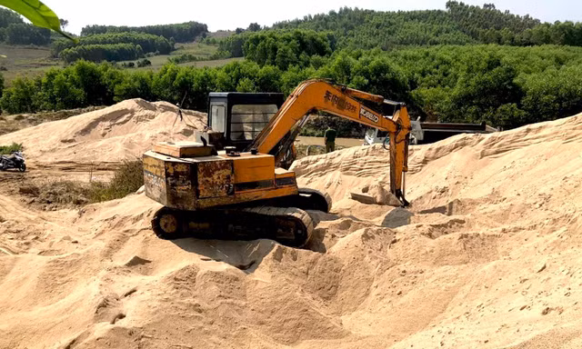 Người đàn ông bị phạt 175 triệu đồng và tịch thu hơn 1.000 mét khối cát