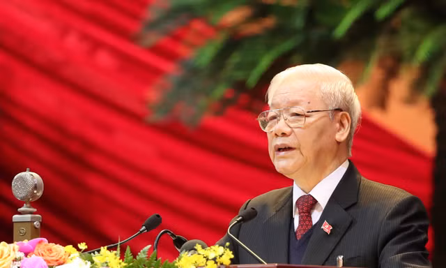 Tổng Bí thư, Chủ tịch nước Nguyễn Phú Trọng. Ảnh: Như Ý