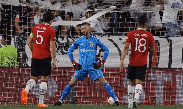 Maguire và De Gea khiến MU thảm bại tại tứ kết Europa League