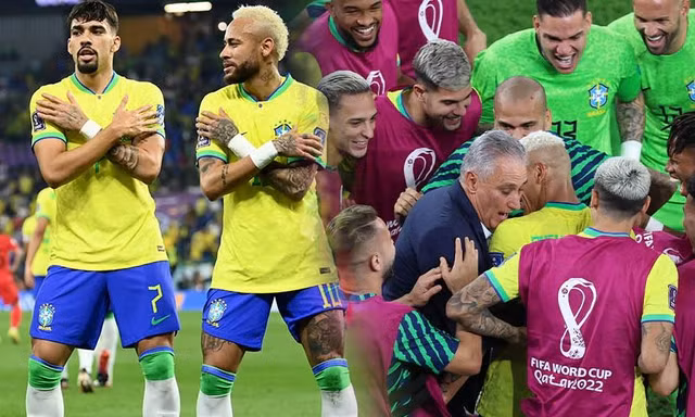 Tuyển Brazil bị chỉ trích vì nhảy múa ăn mừng trước Hàn Quốc