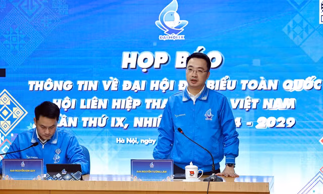 Họp báo thông tin về Đại hội đại biểu toàn quốc Hội LHTN Việt Nam lần thứ IX, nhiệm kỳ 2024 -2029