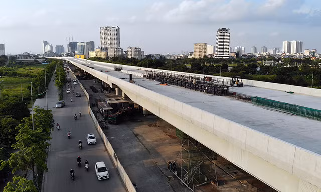 Con đường nghìn tỉ tại Hà Nội dự kiến thông xe vào 30/9