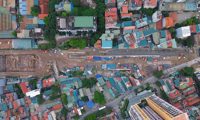 Mục sở thị hầm chui gần 800 tỷ ở Hà Nội đang tăng tốc thi công