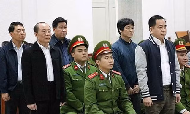 Các bị cáo trong vụ án.