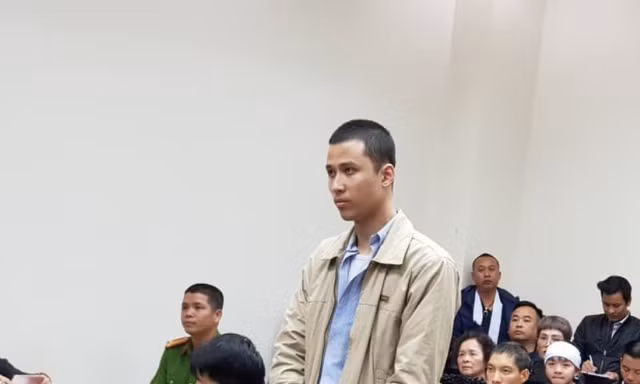 Phạm Thanh Tùng tại tòa phúc thẩm.