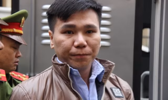 Châu Việt Cường tại tòa sơ thẩm. 
