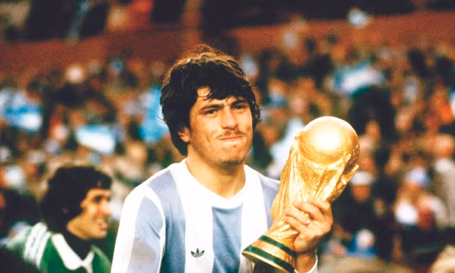 Đội trưởng Daniel Pasarella và chức vô địch World Cup 1978 của Argentina Ảnh: Getty Images