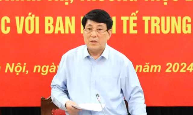 Thường trực Ban Bí thư Lương Cường làm việc với Ban Kinh tế Trung ương