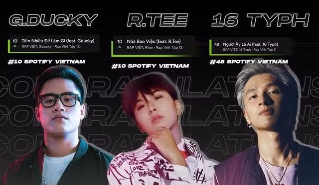 Những tiết mục bị chê “nhạt” ở Rap Việt nhưng lại “công phá” hàng loạt bảng xếp hạng