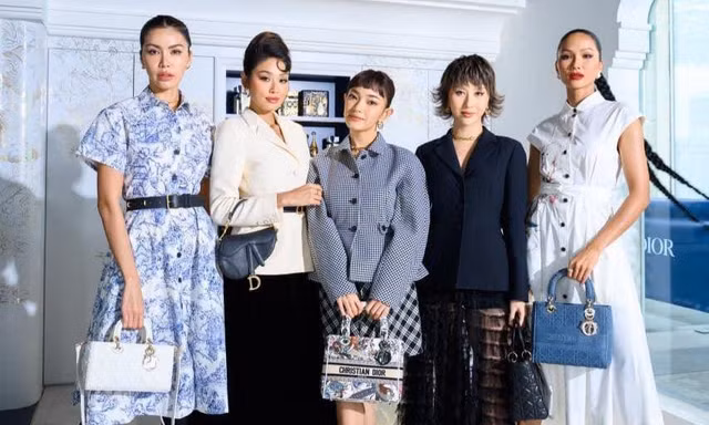 Khoảnh khắc Châu Bùi lọt giữa "hội chân dài" Thảo Nhi Lê, H'Hen Niê tại sự kiện thời trang