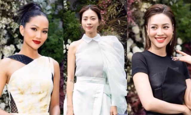 Ngô Thanh Vân trẻ trung, H'Hen Niê quý phái dự triển lãm thời trang của NTK Phương My