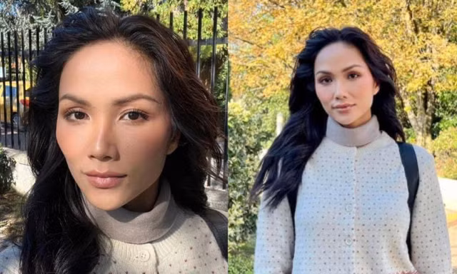 Hoa hậu H'Hen Niê khoe sắc giữa trời Âu, háo hức gặp gỡ hội bạn Miss Universe