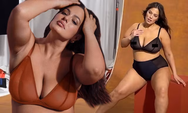 Siêu mẫu ngoại cỡ Ashley Graham chụp nội y cực nóng bỏng