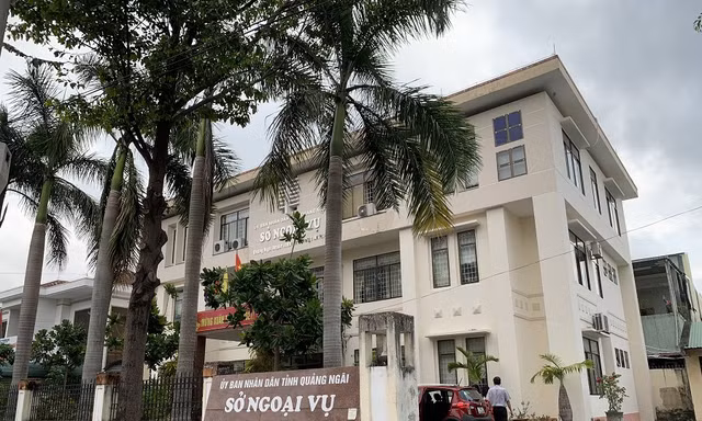 Sở Ngoại vụ tỉnh Quảng Ngãi. Ảnh: Nguyễn Ngọc