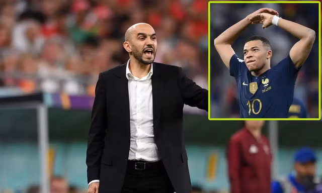 HLV Morocco tuyên bố không lập kế hoạch ngăn chặn Mbappe