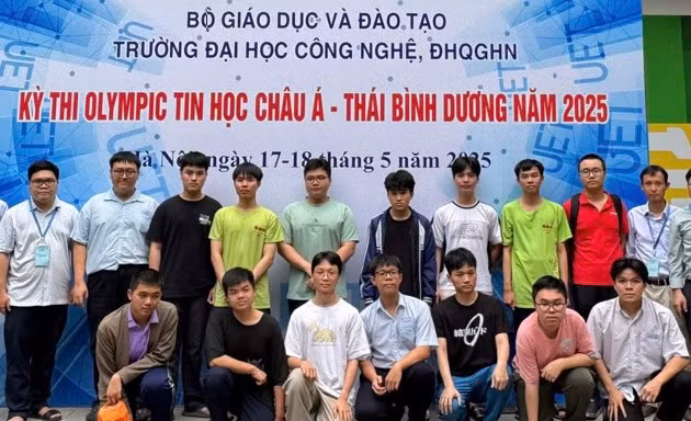 Học sinh Việt Nam giành 6 huy chương Olympic Tin học Châu Á Thái Bình Dương 