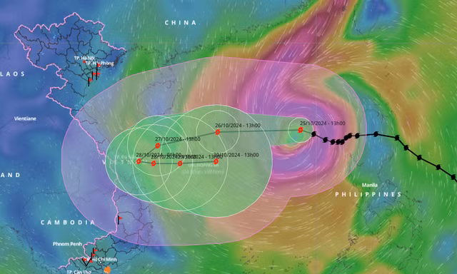 Hai kịch bản của bão Trà Mi ra sao?