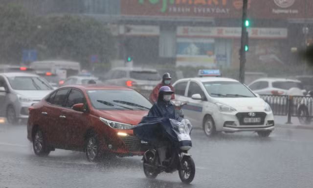 Hầu hết các khu vực trên cả nước đón mưa dông kỳ nghỉ lễ.