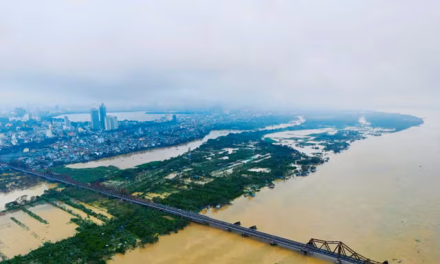 Lũ lên rất nhanh ở hạ du các dòng sông