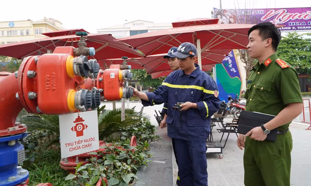 Số hoá nguồn nước 'tuyệt chiêu' của lực lượng cảnh sát phòng cháy chữa cháy Điện Biên