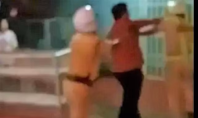 Hiện trường xảy ra vụ việc