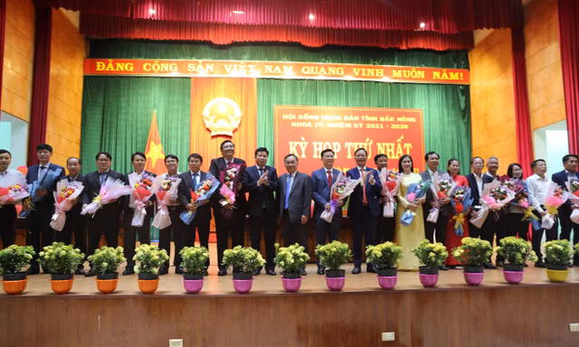 Lãnh đạo HĐND, UBND tỉnh Đắk Nông nhiệm kỳ 2021-2025