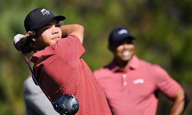 Con trai Tiger Woods giành chiến thắng vang dội ở American Junior Golf 