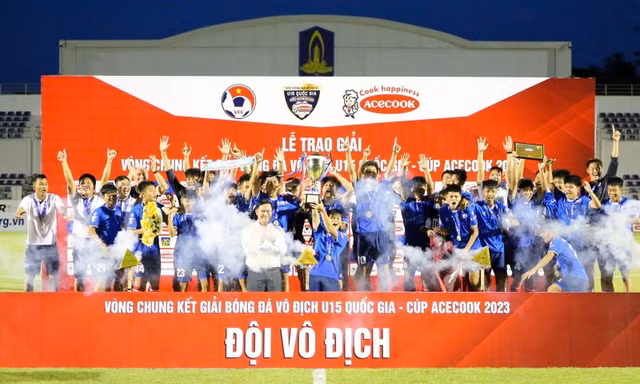 PVF đăng quang giải vô địch U15 Quốc gia 2023