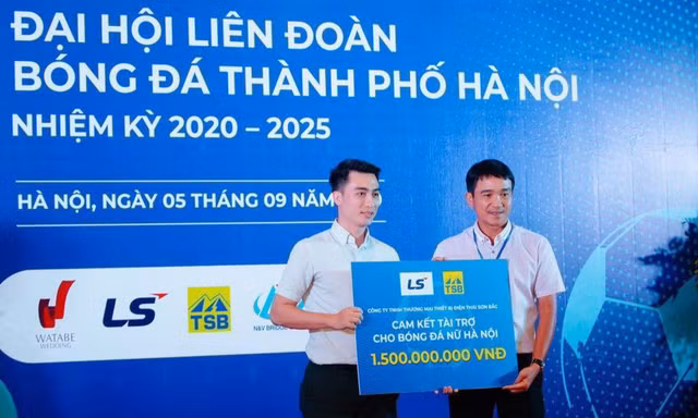 Bóng đá nữ Hà Nội được tiếp sức từ đối tác truyền thống